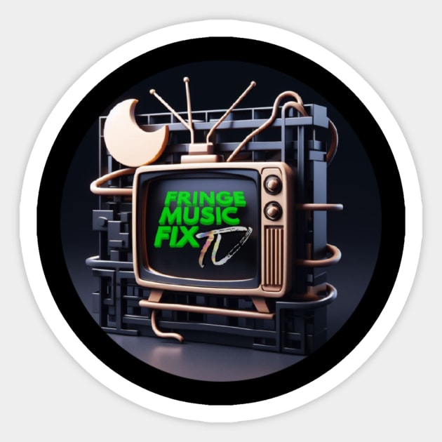 FRINGE MUSIC FIX Logo (2023 Version) Sticker by Sudburied